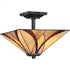 Quoizel 2 Light Asheville Semi Flush Mount Model: TFAS1714VA