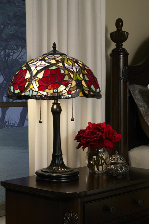 Quoizel 2 Light Larissa Table Lamp Model: TF879T