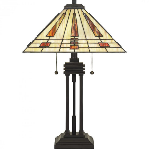 Quoizel 2 Light Stevie Table Lamp Model: TF5209TWT