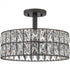 Quoizel 3 Light Coffman Semi Flush Mount Model: QF4046WT