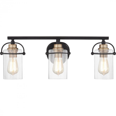 Quoizel 3 Light Emerson Bath Light Model: EMR8603MBK