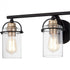 Quoizel 3 Light Emerson Bath Light Model: EMR8603MBK