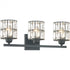 Quoizel 3 Light Gibson Bath Light Model: GIB8622MBK