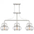 Quoizel 3 Light Trilogy Island Chandelier Model: TRG338BN