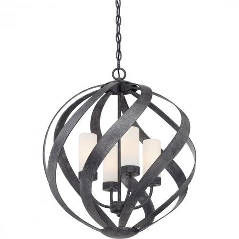 Quoizel 4 Light Blacksmith Pendant Model: BMS2820OK