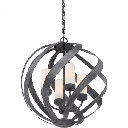 Quoizel 4 Light Blacksmith Pendant Model: BMS2820OK