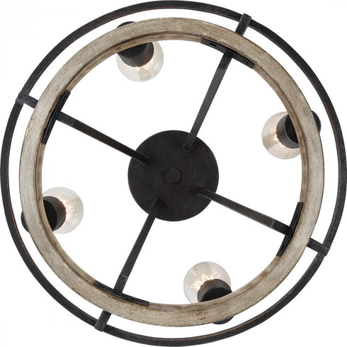 Quoizel 4 Light Brockton Pendant Model: BRT2817GK