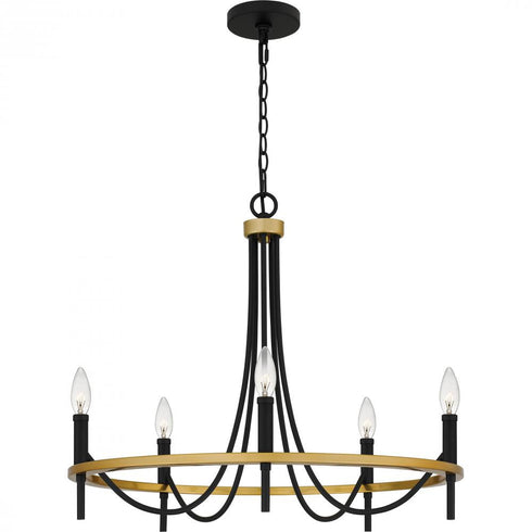 Quoizel 5 Light Legare Chandelier Model: LGR5026MBK