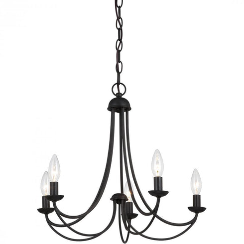Quoizel 5 Light Mirren Chandelier Model: MRN5005IB