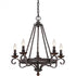 Quoizel 5 Light Noble Chandelier Model: NBE5005RK