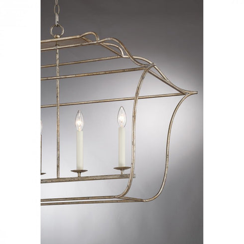 Quoizel 6 Light Gallery Island Chandelier Model: GLY648CS