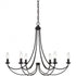 Quoizel 6 Light Mirren Chandelier Model: MRN5006IB