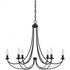Quoizel 6 Light Mirren Chandelier Model: MRN5006IB