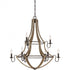 Quoizel 9 Light Shire Chandelier Model: SHR5009RK