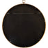 Renwil Azam Round Bevelled Mirror With A Bronze Model: MT2356
