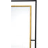 Renwil Gray Rectangle Mirror With A Blackantique Model: MT2244