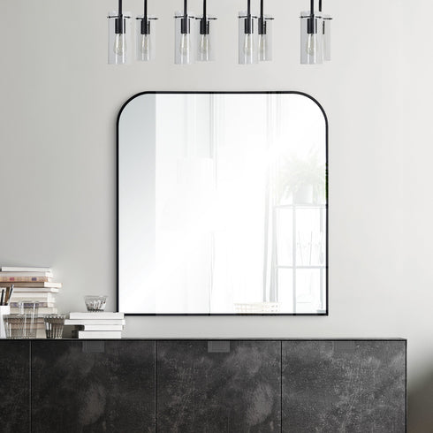 Renwil Luka Irregular Mirror With A Matte Black Model: MT2382