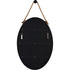 Renwil Parbuckle Oval Mirror With A Matte Black Model: MT2365