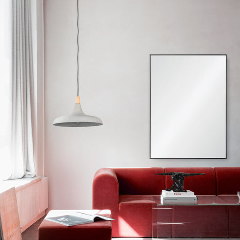 Renwil Raizel Rectangle Mirror With A Matt Black Model: MT2345