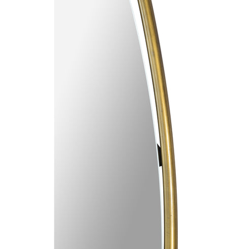 Renwil Sonnet Oval Mirror With A Antique Brass Model: MT2322