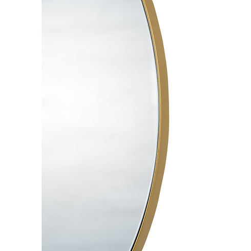 Renwil Witham Round Mirror With A Gold Paint Frame Model: MT2331