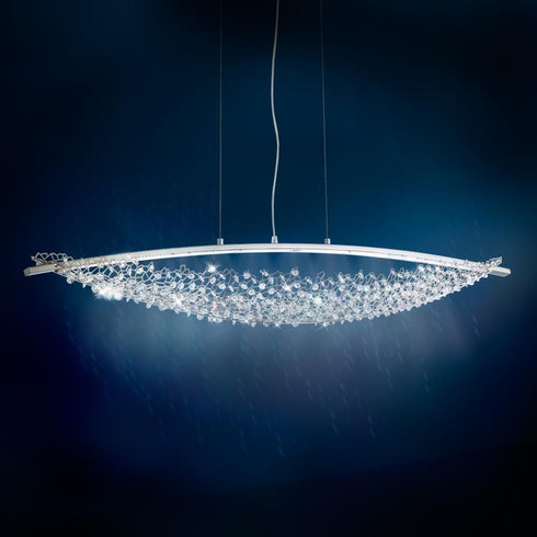 Schonbek Amaca 2 Light Crystal Pendant Model Number: SHK300N-SS1S
