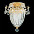 Schonbek Bagatelle 1 Light Crystal Close to Ceiling Light Model Number: 1239-48