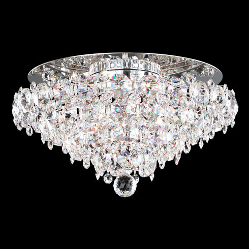 Schonbek Baronet 4 Light Crystal Close to Ceiling Light Model Number: BN1416N-401S