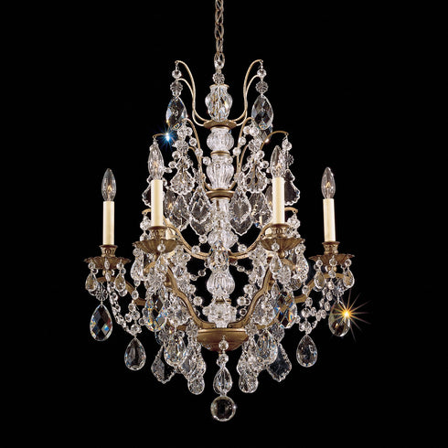 Schonbek Bordeaux 6 Light Crystal Chandelier Model Number: 5770-48L