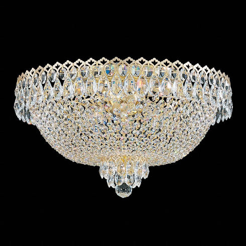 Schonbek Camelot 6 Light Crystal Close to Ceiling Light