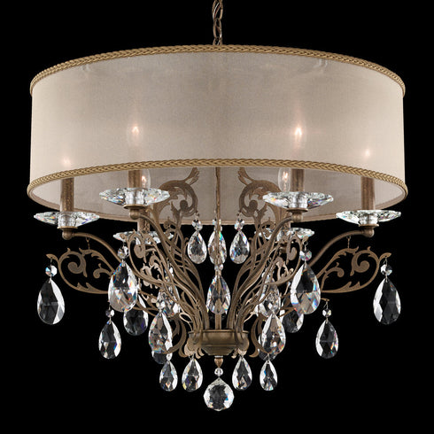 Schonbek Filigrae 6 Light Chandelier In Etruscan Gold Model: FE7066N-23H1