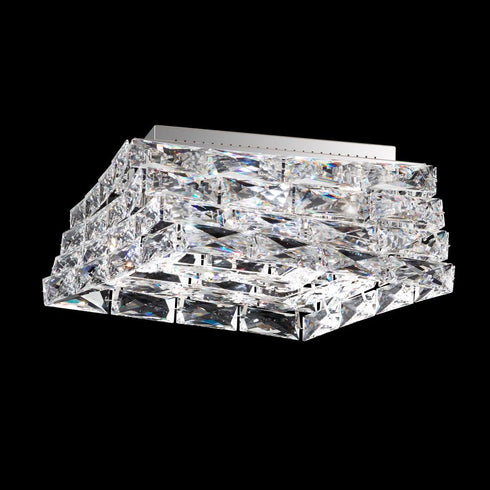 Schonbek Glissando LED Close To Ceiling In Stainless Model: STW710N-SS1S