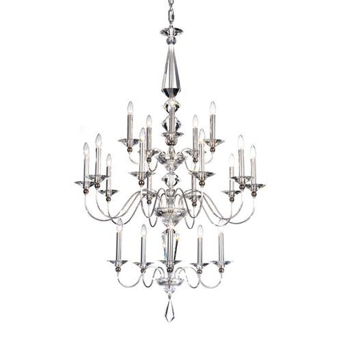 Schonbek Jasmine 20 Light Crystal Chandelier