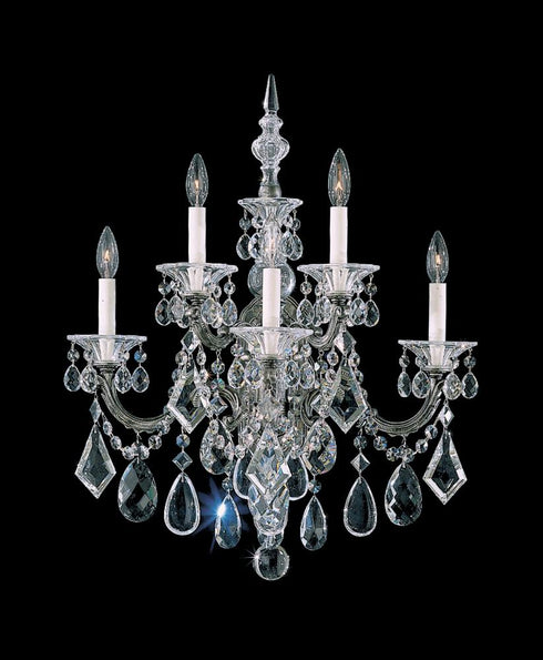 Schonbek La Scala 5 Light Crystals Wall Sconce