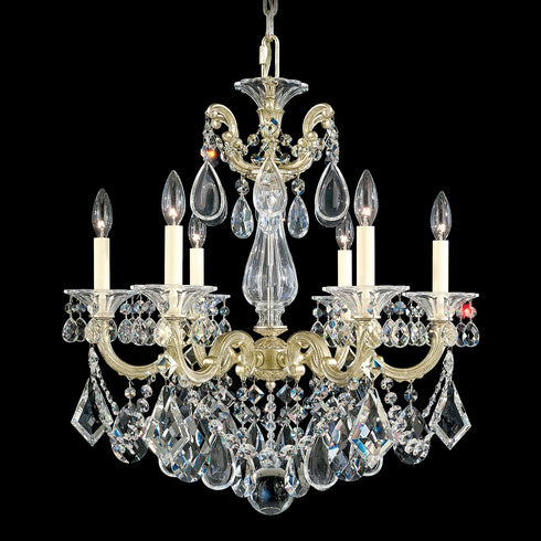 Schonbek La Scala 6 Light Crystal Chandelier