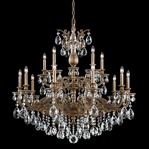 Schonbek Milano 15 Light Crystal Chandelier