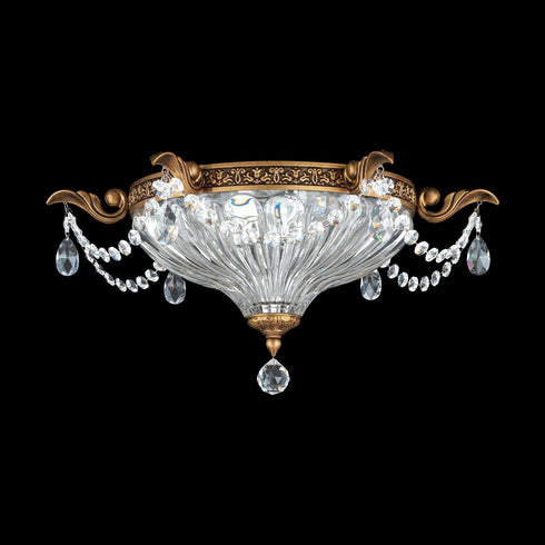 Schonbek Milano 2 Light Crystal Close to Ceiling Light