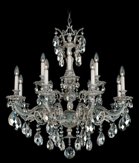 Schonbek Milano Light Chandelier In Florentine Model: 5682-83S