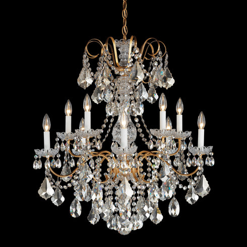 Schonbek New Orleans 10 Light Crystal Chandelier