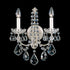 Schonbek New Orleans 2 Light Crystal Wall Sconce