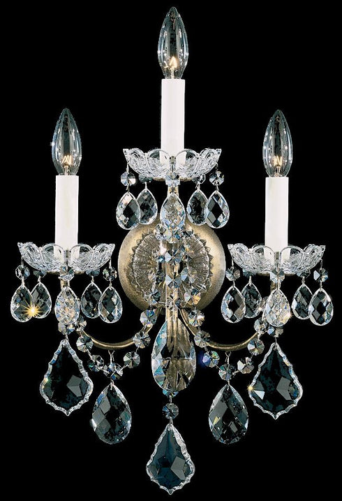 Schonbek New Orleans 3 Light Wall Sconce In Rich Model: 3652-211S