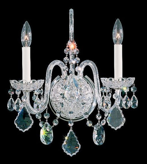 Schonbek Olde World 2 Light Crystal Wall Sconce