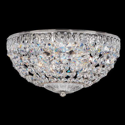 Schonbek Petit Crystal 4 Light Crystal Close to Ceiling Light