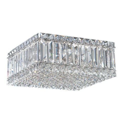 Schonbek Quantum 4 Light Crystal Close to Ceiling Light