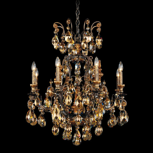 Schonbek Renaissance 9 Light Crystal Chandelier