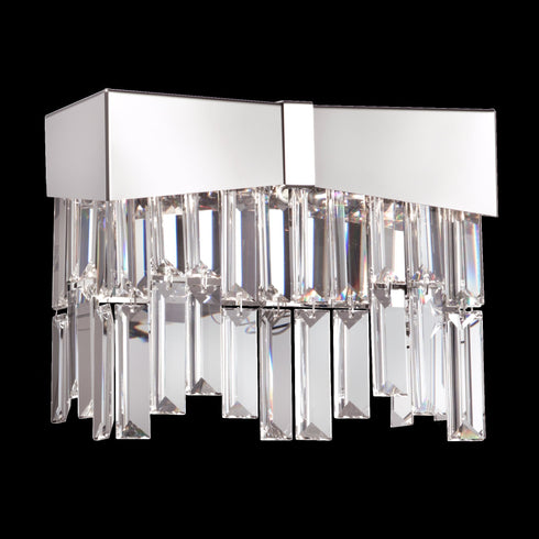 Schonbek Riviera 2 Light 110v Wall Sconce In Brushed Model: RF2402N-16A