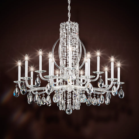 Schonbek Sarella 15 Light Crystal Chandelier