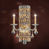 Schonbek Sarella 2 Light Crystal Wall Sconce