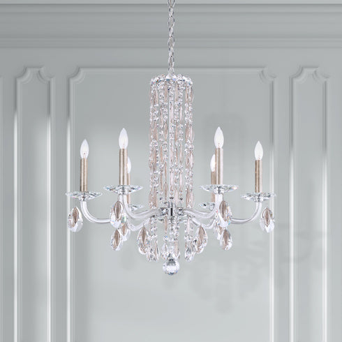 Schonbek Sarella 6 Light Crystal Chandelier