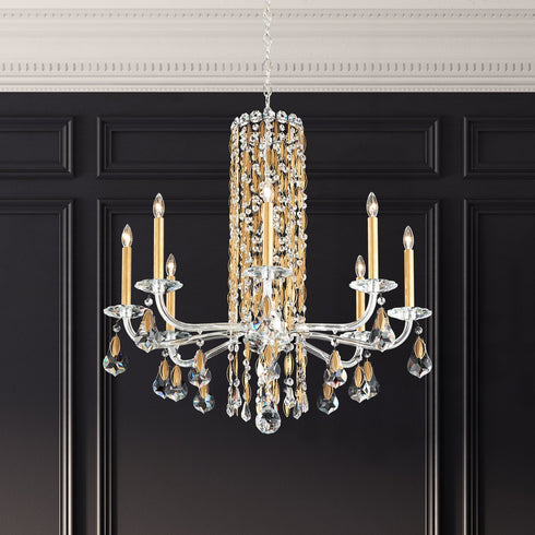 Schonbek Sarella 8 Light Crystal Chandelier